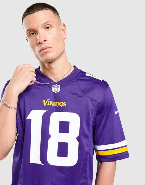 NFL Minnesota Vikings Jefferson #18 Jersey