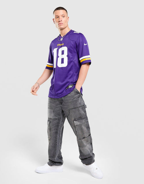 NFL Minnesota Vikings Jefferson #18 Jersey