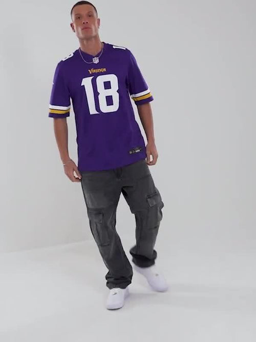 NFL Minnesota Vikings Jefferson #18 Jersey
