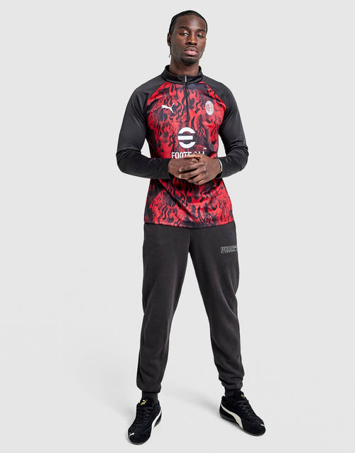 AC Milan Warm Up 1/4 Zip Top