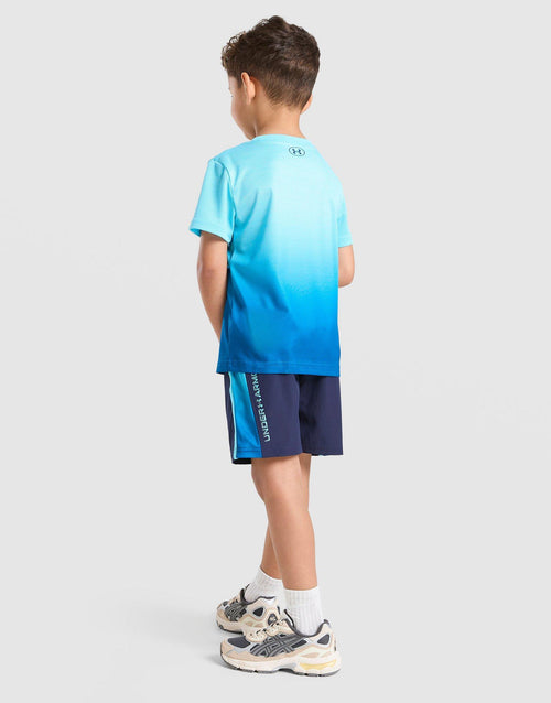 Fade T-Shirt/Woven Shorts Set Children