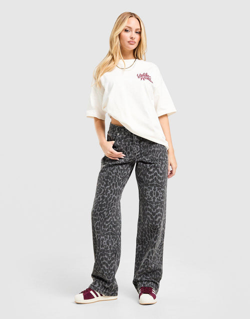Mid-Rise Loose Jeans