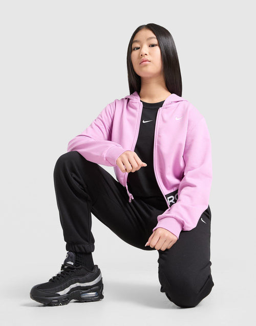 Girls' Pro Crop Full Zip Hoodie Junior