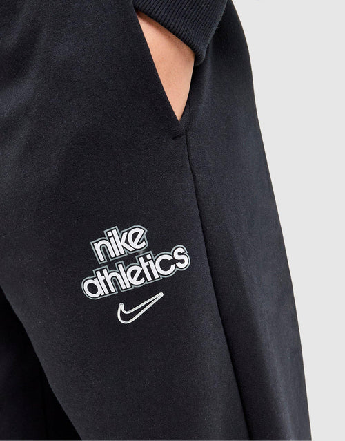 Graphic Swoosh Wide Leg Joggers