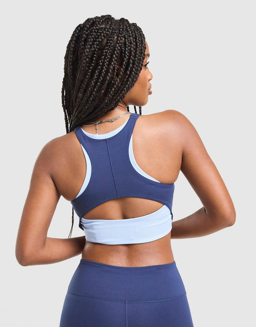 Training One Colour Block Sports Bra