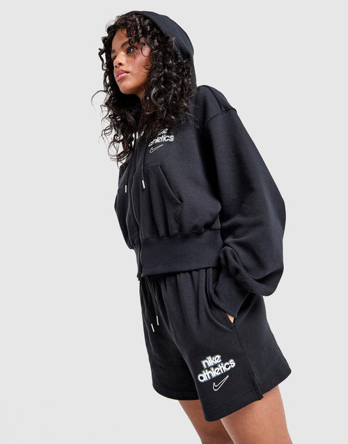 Graphic Swoosh Boyfriend Shorts