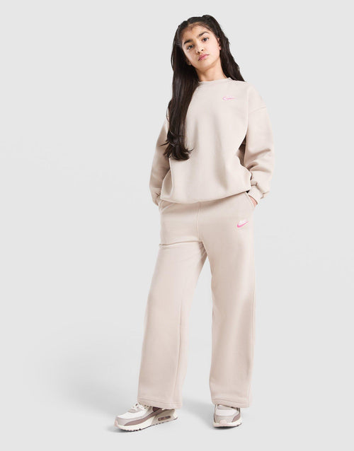 Girls' Dual Tone Oversized Crew Sweatshirt Junior