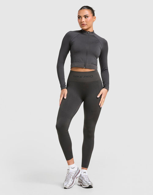 Pro Training Seamless Full Zip Top