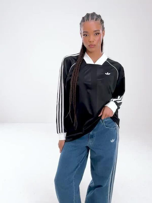 Long Sleeve Oversized Football Top