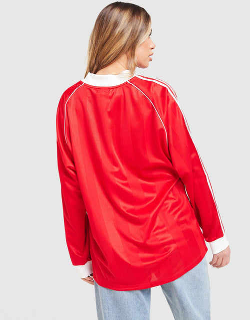 Long Sleeve Oversized Football Top