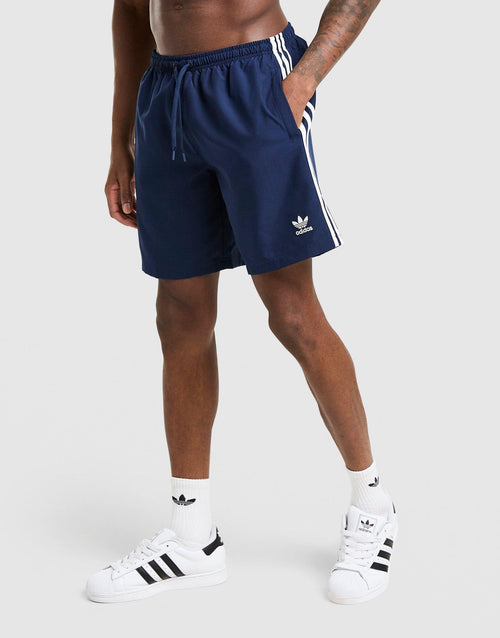 3-Stripes 8" Swim Shorts