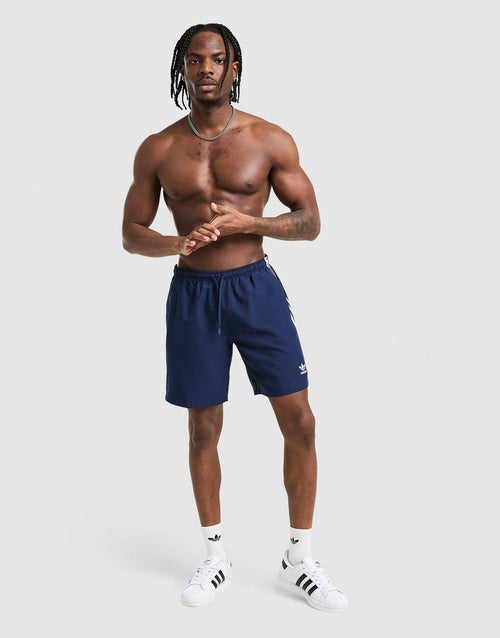 3-Stripes 8" Swim Shorts