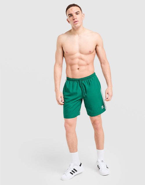 3-Stripes 8" Swim Shorts