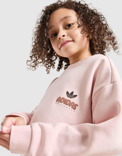 Girls' Bubble Crew Tracksuit Children