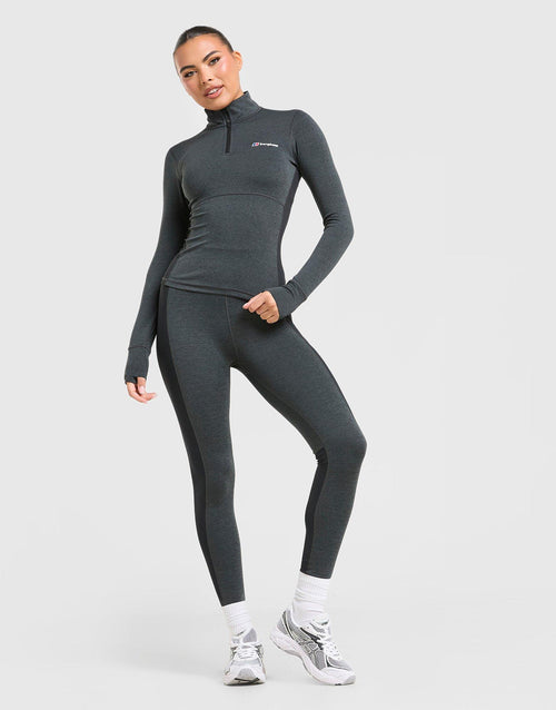 Tech Marl 1/4 Zip Top