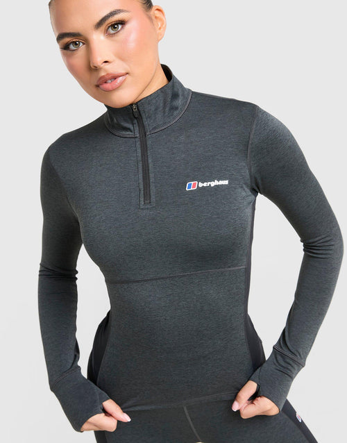Tech Marl 1/4 Zip Top