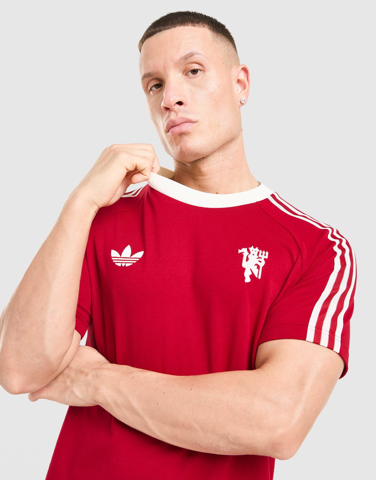 Red adidas Manchester United FC OG T-Shirt - JD Sports Singapore