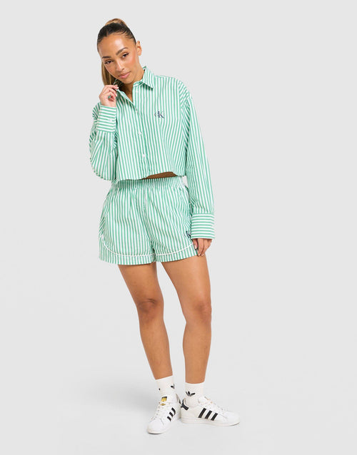 Striped Poplin Shirt