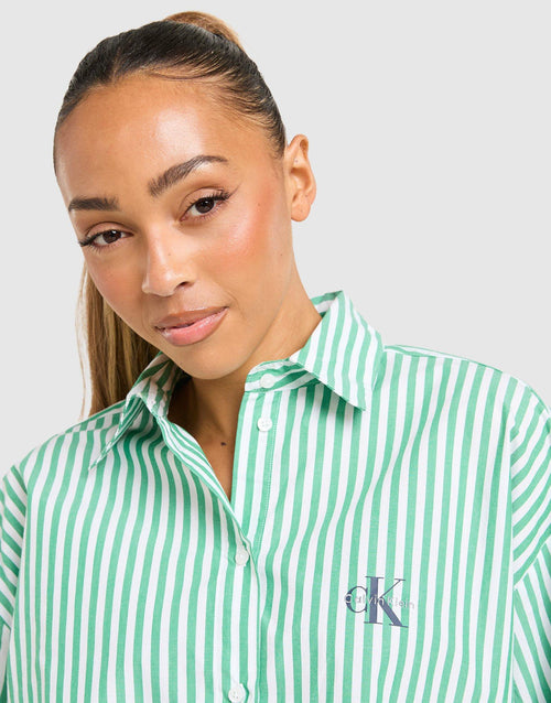 Striped Poplin Shirt