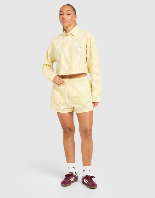 Striped Poplin Shirt