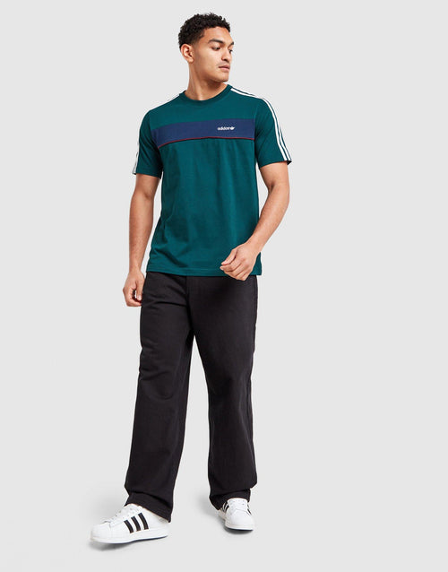 Colour Block Retro T-Shirt
