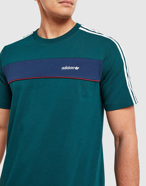 Colour Block Retro T-Shirt
