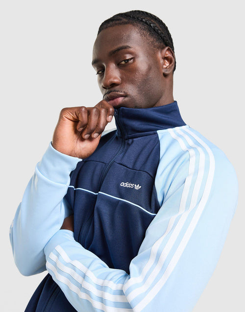 Colour Block Retro Track Top