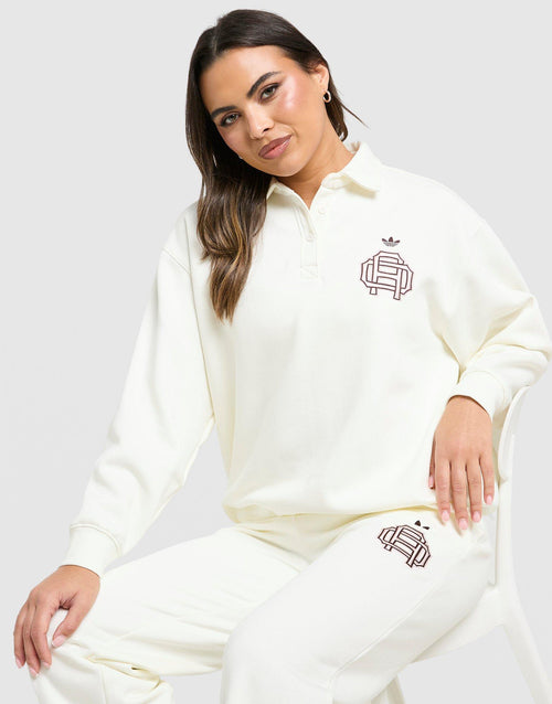 Emblem Collar Sweatshirt