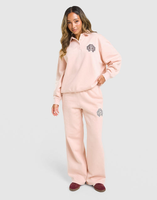 Emblem Collar Sweatshirt