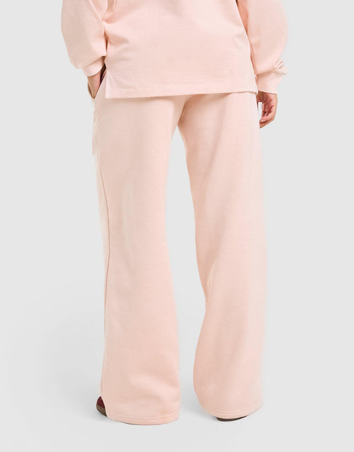 Emblem Wide Leg Joggers
