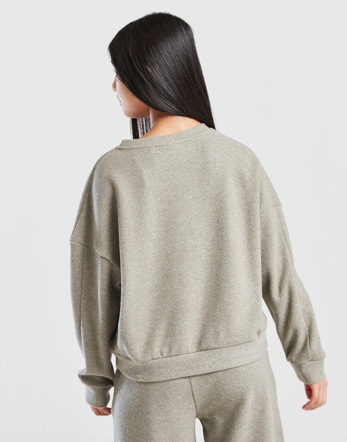 Ava Knit Crew Sweatshirt Junior's
