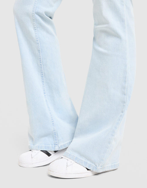Low Rise Diamante Crown Denim Jeans