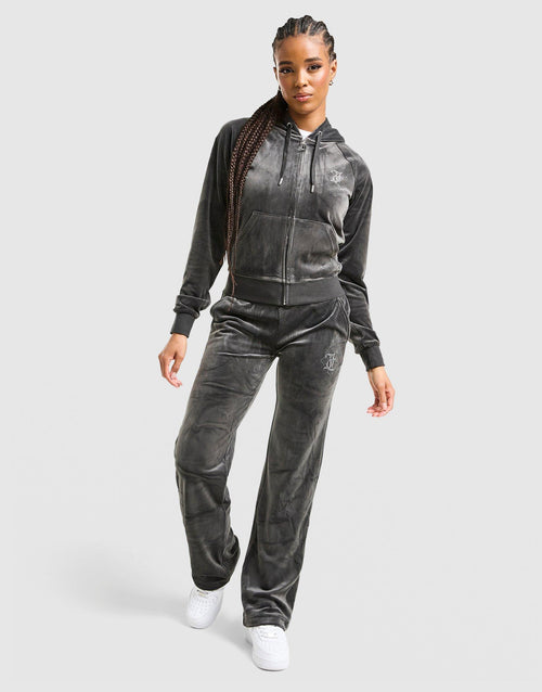 Cross Wash Velour Hoodie