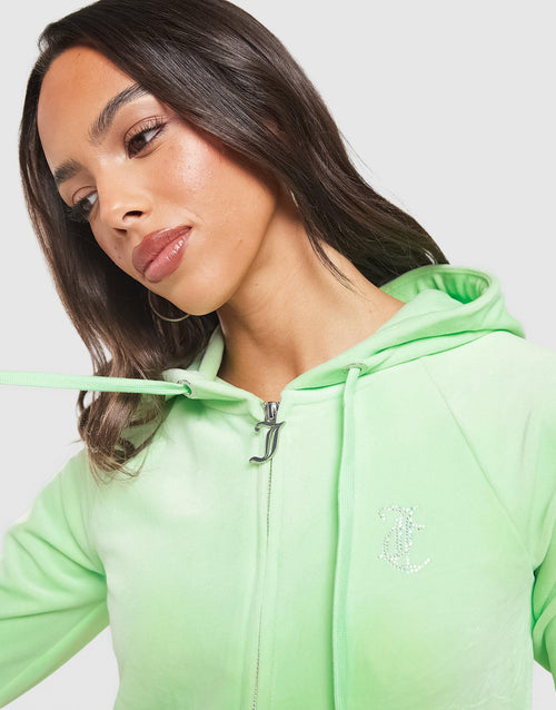 Script Diamante Heart Hoodie