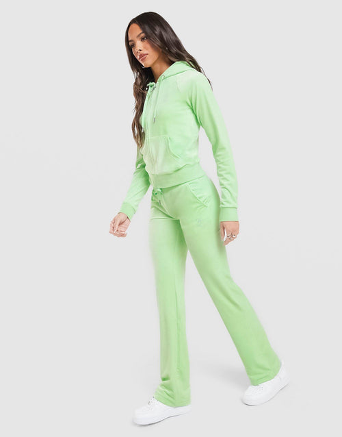 Script Diamante Heart Track Pants