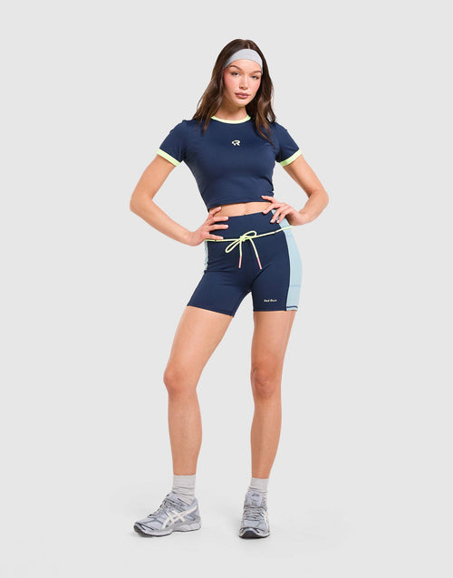 Azure Cycling Short