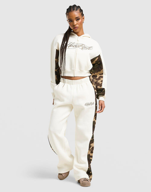 Field Camo Wide Leg Joggers