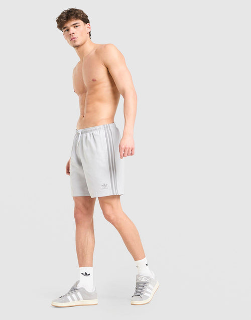 3-Stripes 8" Swim Shorts