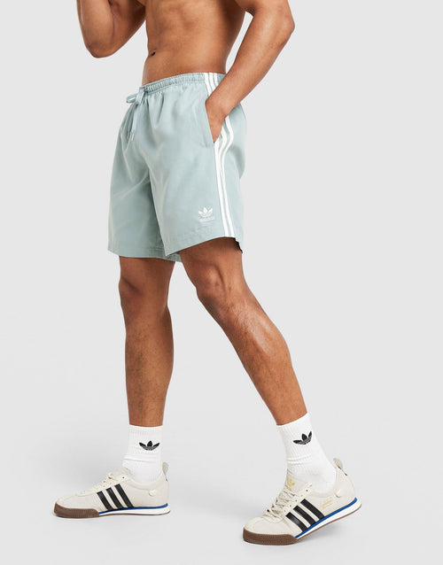 Adicolor 3-Stripes 8-Inch Swim Shorts