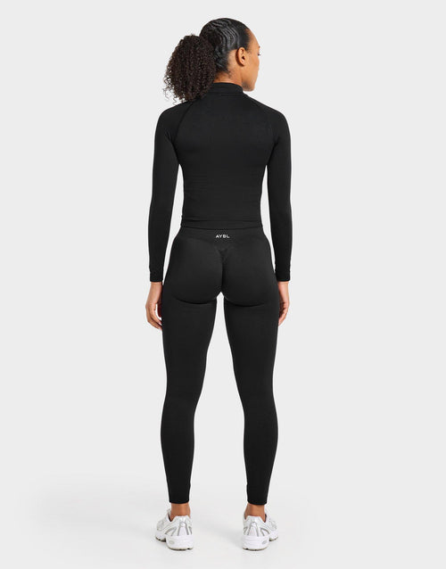 Enhance Full Zip Seamless Top