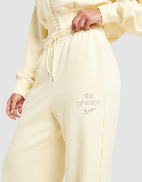 Phoenix Fleece Graphic Swoosh Wide Leg Joggers