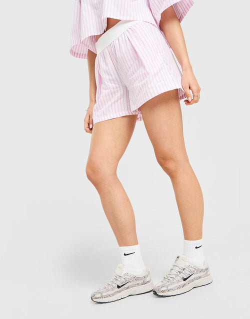 Chill Poplin Stripe Shorts