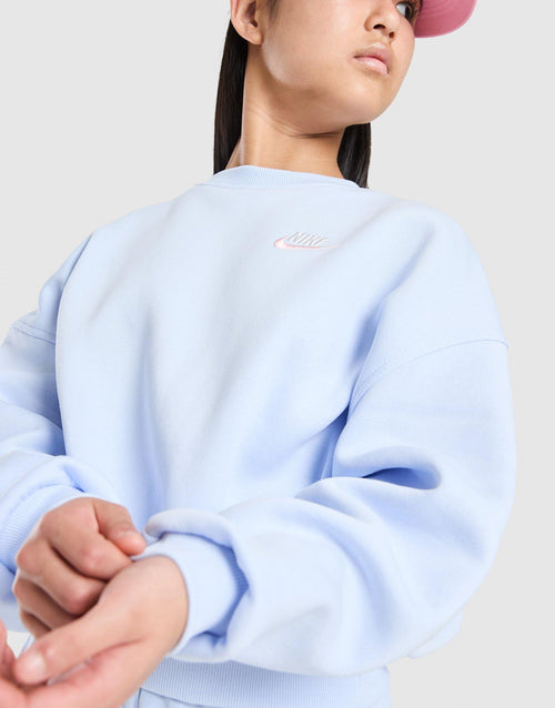 Girls' Dual Tone Crew Sweatshirt Junior