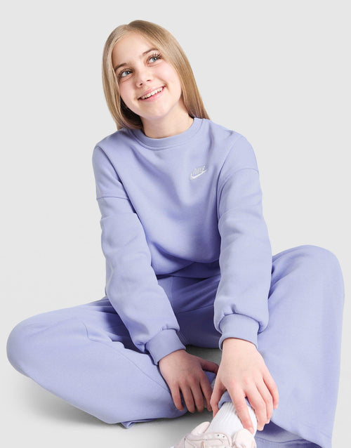 Girls' Club Crop Crew Sweatshirt Junior