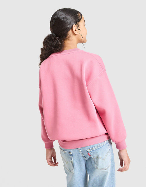Girls' Club Oversized Crew Sweatshirt Junior