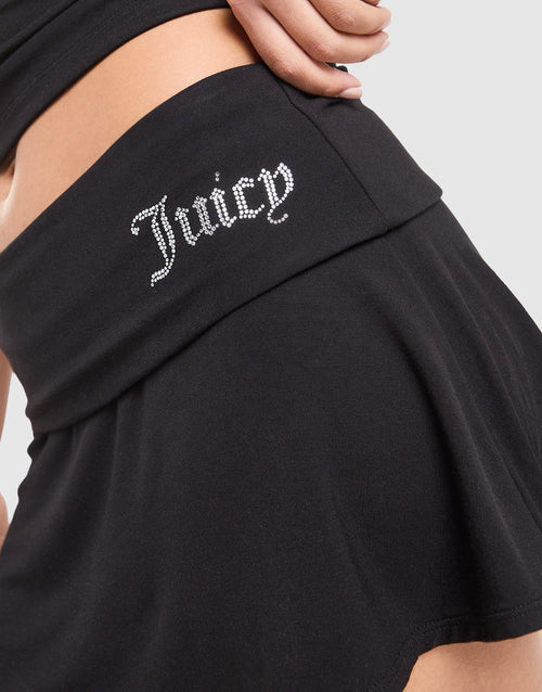 Jersey Fold Over Skirt