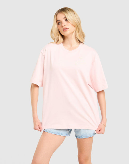 Floral Stitch Boyfriend T-Shirt