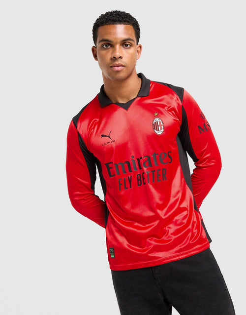 x Slam Jam AC Milan Long Sleeve Shirt