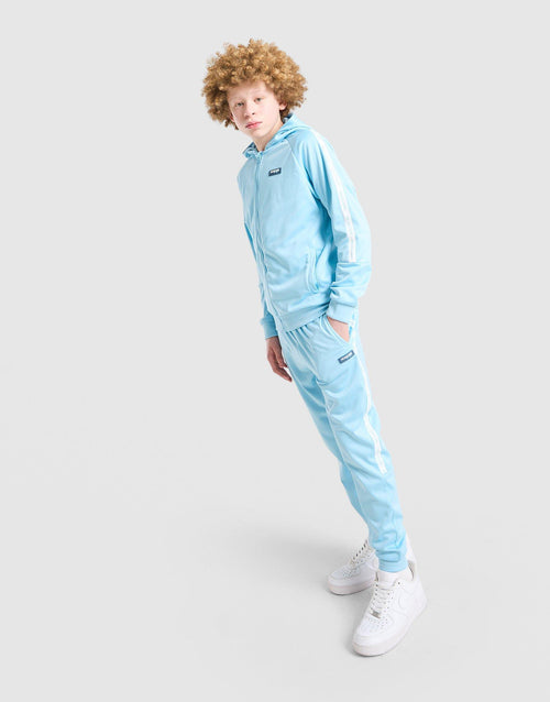 Fade Poly Hooded Tracksuit Junior
