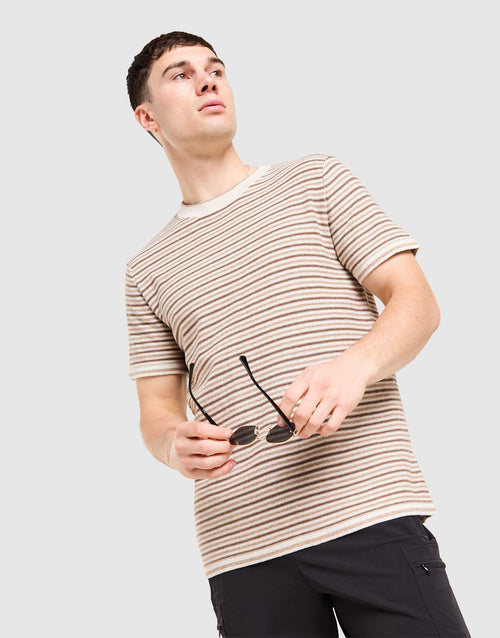 Stripe Knit T-Shirt